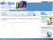 Tablet Screenshot of iutenligne.net